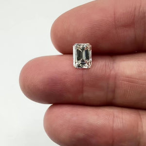 1.50ct | K/VS2 Emerald Shape Brilliant Cut Diamond (GIA) - Modern Rustic Diamond
