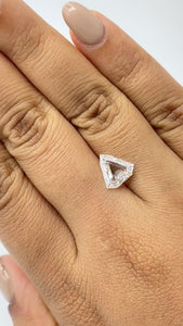 1.71ct | D/VS2 Shield Shape Step Cut Diamond (GIA) - Modern Rustic Diamond