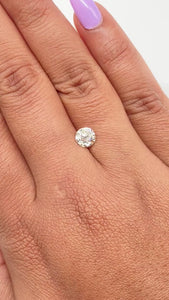 1.08ct | O-P/SI1 Round Shape Vintage Old European Cut Diamond (GIA) - Modern Rustic Diamond