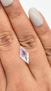 1.67ct |  Lozenge Shape Step Cut Moonstone - Modern Rustic Diamond