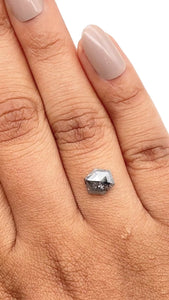 1.14ct | Rustic  Hexagon Shape Rose Cut Diamond - Modern Rustic Diamond