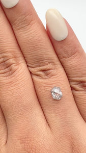 0.81ct | Rustic  Hexagon Shape Step Cut Diamond - Modern Rustic Diamond