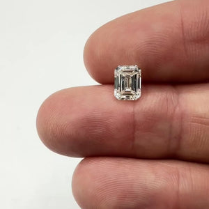 1.71ct | K/VVS2 Emerald Shape Brilliant Cut Diamond (GIA) - Modern Rustic Diamond