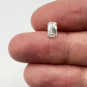 1.22ct | K/VVS1 Emerald Shape Brilliant Cut Diamond (GIA) - Modern Rustic Diamond