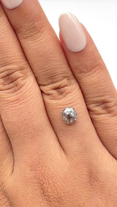 1.40ct | Rustic Cushion Shape Rose Cut Diamond - Modern Rustic Diamond