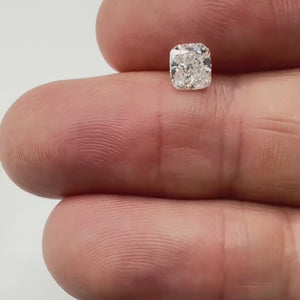 0.91ct | I/SI1 Cushion Shape Brilliant Cut Diamond (GIA) - Modern Rustic Diamond