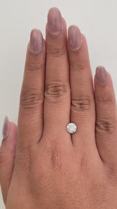 1.28ct | Salt & Pepper Round Shape Brilliant Cut Diamond - Modern Rustic Diamond