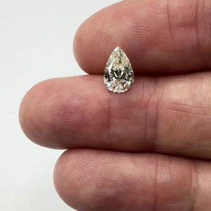 1.67ct | H/VS1 Pear Shape Brilliant Cut Diamond (GIA) - Modern Rustic Diamond