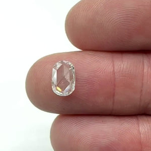 1.01ct | E/VS2 Oval Shape Rose Cut Diamond (GIA) - Modern Rustic Diamond