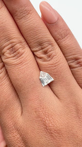 1.12ct | I/VS1 Shield Shape Step Cut Diamond (GIA) - Modern Rustic Diamond