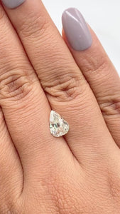 1.53ct | J/SI1 Pear Shape Old Mine Cut Diamond (IGI) - Modern Rustic Diamond