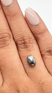 1.37ct | Rustic Oval Shape Rose Cut Diamond - Modern Rustic Diamond