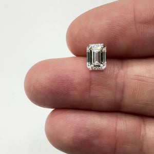 1.90ct | I/VS2 Emerald Shape Brilliant Cut Diamond (GIA) - Modern Rustic Diamond