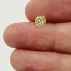 1.50ct | M/I1 Cushion Shape Brilliant Cut Diamond (GIA) - Modern Rustic Diamond