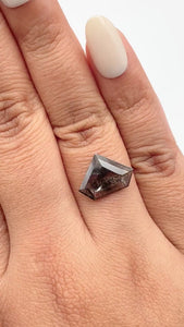 2.32ct | Rustic Shield Shape Rose Cut Diamond - Modern Rustic Diamond