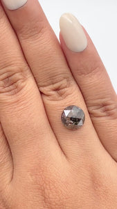 2.70ct | Rustic Round Shape Rose Cut Diamond - Modern Rustic Diamond