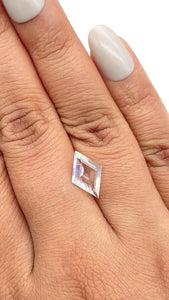 1.75ct |  Lozenge Shape Step Cut Moonstone - Modern Rustic Diamond