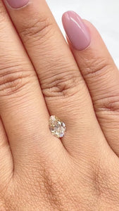 1.16ct | Champagne VS1 Pear Shape Old Mine Cut Diamond (GIA) - Modern Rustic Diamond