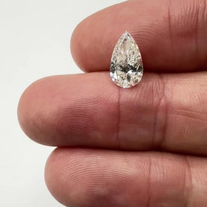 1.50ct | J/SI1 Pear Shape Brilliant Cut Diamond (EGL USA) - Modern Rustic Diamond