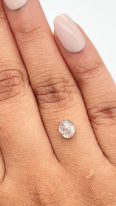 1.14ct | Rustic Oval Shape Rose Cut Diamond - Modern Rustic Diamond