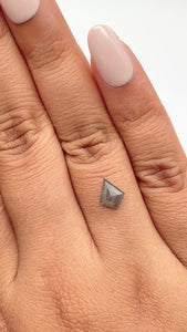 0.78ct | Rustic  Kite Shape Rose Cut Diamond - Modern Rustic Diamond