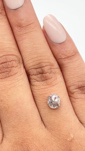 1.21ct | Rustic Oval Shape Rose Cut Diamond - Modern Rustic Diamond