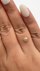 1.16ct | Rustic  Hexagon Shape Rose Cut Diamond - Modern Rustic Diamond