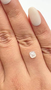 0.79ct | Rustic  Cushion Shape Rose Cut Diamond - Modern Rustic Diamond