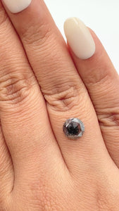 1.50ct | Rustic  Round Shape Rose Cut Diamond - Modern Rustic Diamond