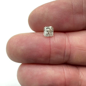 0.74ct | G-H/SI1-SI Asscher Shape Step Cut Diamond - Modern Rustic Diamond