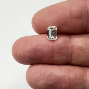 1.21ct | K/VVS1 Emerald Shape Brilliant Cut Diamond (GIA) - Modern Rustic Diamond