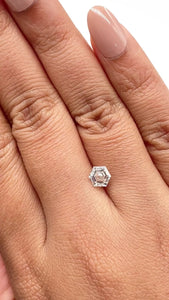 1.00ct | K/VS1 Hexagon Shape Step Cut Diamond (GIA) - Modern Rustic Diamond