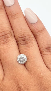 2.19ct | Rustic  Round Shape Brilliant Cut Diamond - Modern Rustic Diamond