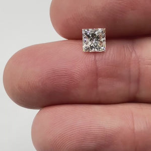 0.90ct | M/VS1 Princess Shape Brilliant Cut Diamond (GIA) - Modern Rustic Diamond