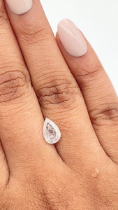1.51ct | Rustic Pear Shape Brilliant Cut Diamond - Modern Rustic Diamond