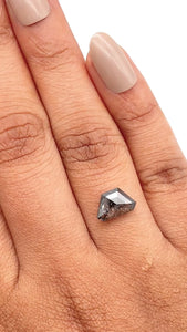 1.45ct | Rustic Trapezoid Shape Rose Cut Diamond - Modern Rustic Diamond