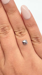 0.79ct | Rustic  Asscher Shape Step Cut Diamond - Modern Rustic Diamond
