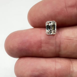 1.50ct | L/VVS1 Emerald Shape Brilliant Cut Diamond (GIA) - Modern Rustic Diamond