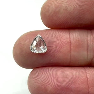 1.16ct | E/VS1 Pear Shape Rose Cut Diamond (GIA) - Modern Rustic Diamond