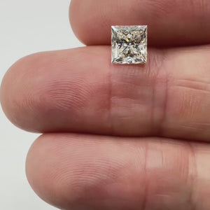 1.73ct | L/VS2 Princess Shape Brilliant Cut Diamond (GIA) - Modern Rustic Diamond