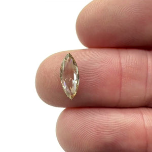 0.98ct | Champagne VS Marquise Shape Rose Cut Diamond - Modern Rustic Diamond
