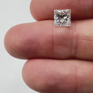 1.80ct | K/VS2 Princess Shape Brilliant Cut Diamond (GIA) - Modern Rustic Diamond