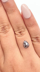 1.56ct | Rustic  Pear Shape Rose Cut Diamond - Modern Rustic Diamond