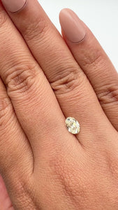 1.08ct | Light Color VVS Oval Shape Old Mine Cut Diamond - Modern Rustic Diamond