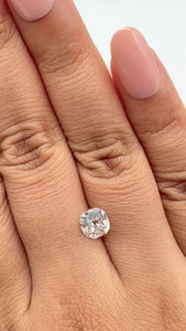 1.54ct | L/VS2 Cushion Shape Old Mine Cut Diamond (GIA) - Modern Rustic Diamond