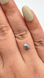 1.06ct | Rustic  Shield Shape Step Cut Diamond - Modern Rustic Diamond