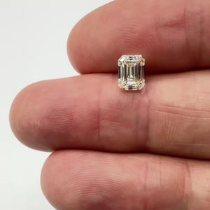 1.51ct | K/VS2 Emerald Shape Brilliant Cut Diamond (GIA) - Modern Rustic Diamond