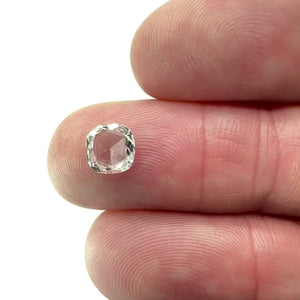 0.60ct | D/VS2 Cushion Shape Rose Cut Diamond (GIA) - Modern Rustic Diamond