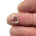 1.30ct | Champagne VVS Pear Shape Rose Cut Diamond - Modern Rustic Diamond