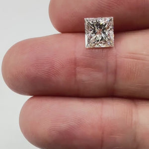 2.01ct | K/VS1 Princess Shape Brilliant Cut Diamond (GIA) - Modern Rustic Diamond